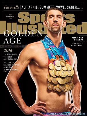 Shawn rene zimmerman sports illustrated magazine cover michael Phelps Olympics 